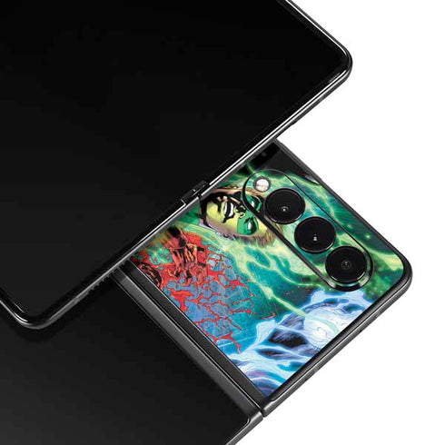 DC Comics Green Lantern Blackest Night Art work by Ivan Reis Galaxy Z Fold3 5G Skin