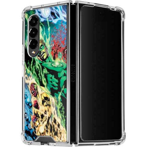DC Comics Green Lantern Blackest Night Art work by Ivan Reis Galaxy Z Fold4 5G Clear Case