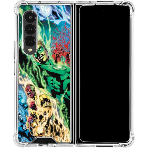 DC Comics Green Lantern Blackest Night Art work by Ivan Reis Galaxy Z Fold4 5G Clear Case