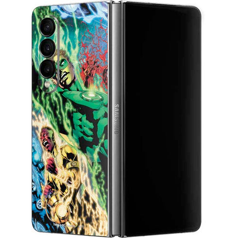 DC Comics Green Lantern Blackest Night Art work by Ivan Reis Galaxy Z Fold4 5G Skin
