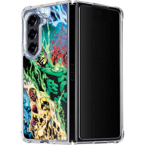 DC Comics Green Lantern Blackest Night Art work by Ivan Reis Galaxy Z Fold5 5G Clear Case