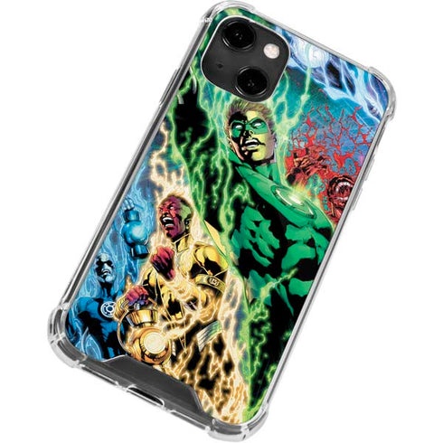 DC Comics Green Lantern Blackest Night Art work by Ivan Reis iPhone 14 Clear Case