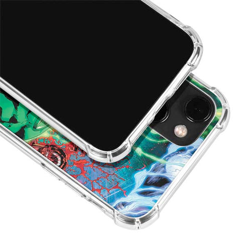 DC Comics Green Lantern Blackest Night Art work by Ivan Reis iPhone 14 Plus Clear Case