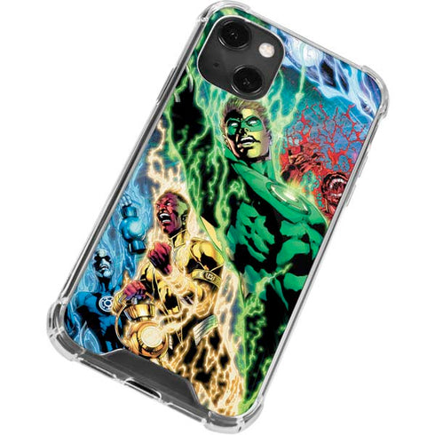 DC Comics Green Lantern Blackest Night Art work by Ivan Reis iPhone 14 Plus Clear Case