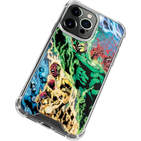 DC Comics Green Lantern Blackest Night Art work by Ivan Reis iPhone 15 Pro Clear Case