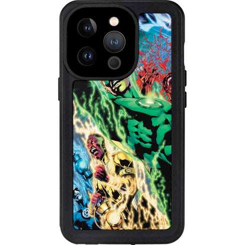 DC Comics Green Lantern Blackest Night Art work by Ivan Reis iPhone 14 Pro Waterproof Case