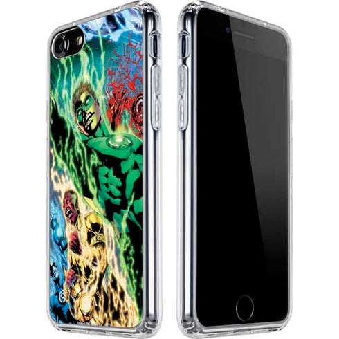 DC Comics Green Lantern Blackest Night Art work by Ivan Reis iPhone SE (2nd & 3rd Gen) Clear Case