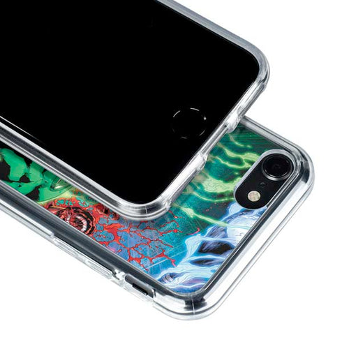 DC Comics Green Lantern Blackest Night Art work by Ivan Reis iPhone SE (2nd & 3rd Gen) Clear Case