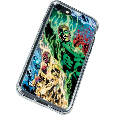 DC Comics Green Lantern Blackest Night Art work by Ivan Reis iPhone SE (2nd & 3rd Gen) Clear Case
