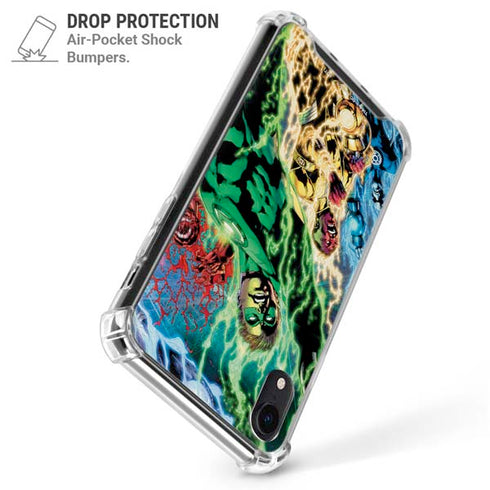 DC Comics Green Lantern Blackest Night Art work by Ivan Reis iPhone XR Clear Case