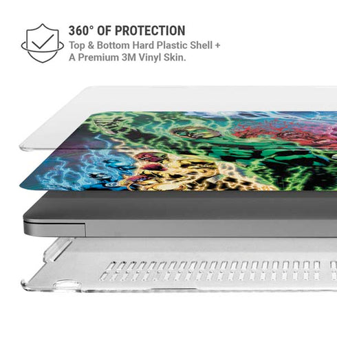 DC Comics Green Lantern Blackest Night Art work by Ivan Reis MacBook Pro 16in (2021-25) Case plus Skin
