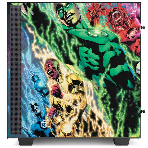 DC Comics Green Lantern Blackest Night Art work by Ivan Reis NZXT H510 Compact ATX Mid-Tower Case Skin