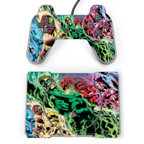 DC Comics Green Lantern Blackest Night Art work by Ivan Reis PlayStation Classic Bundle Skin