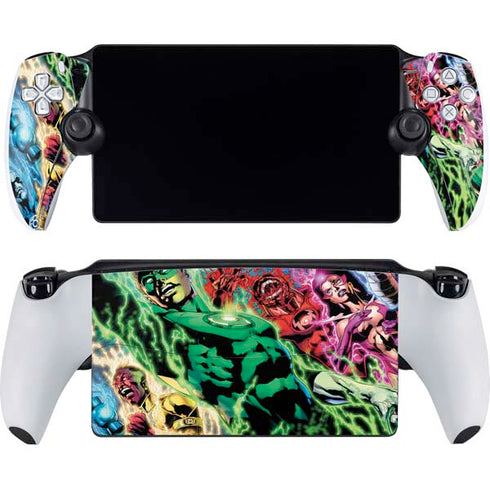 DC Comics Green Lantern Blackest Night Art work by Ivan Reis PlayStation Portal Remote Player Skin