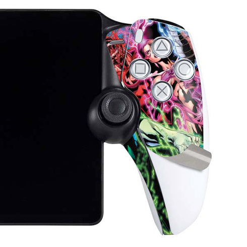 DC Comics Green Lantern Blackest Night Art work by Ivan Reis PlayStation Portal Remote Player Skin