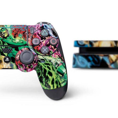 DC Comics Green Lantern Blackest Night Art work by Ivan Reis PS4 Slim Bundle Skin