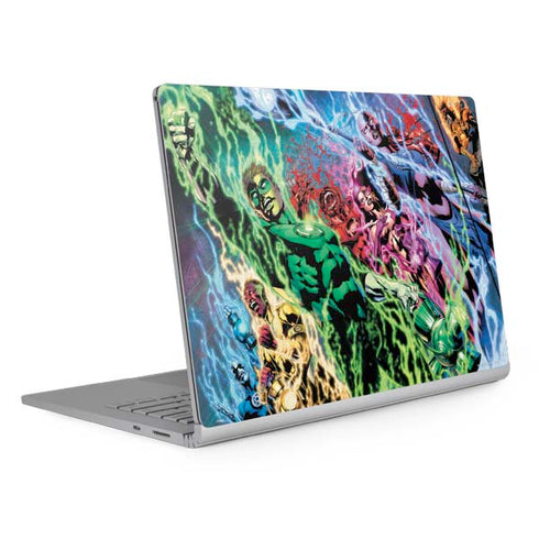 DC Comics Green Lantern Blackest Night Art work by Ivan Reis Surface Book 2 15in Skin