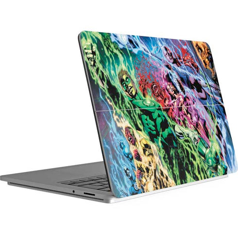 DC Comics Green Lantern Blackest Night Art work by Ivan Reis Surface Laptop Studio Skin