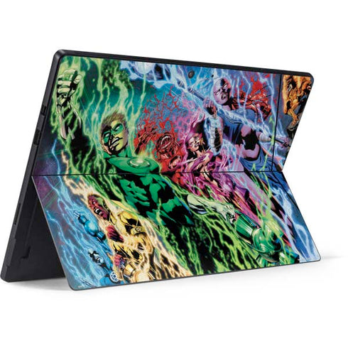 DC Comics Green Lantern Blackest Night Art work by Ivan Reis Surface Pro 7 Skin
