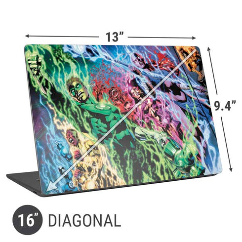 DC Comics Green Lantern Blackest Night Art work by Ivan Reis Universal Laptop 16in (13 x 9.4in) Skin