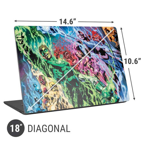 DC Comics Green Lantern Blackest Night Art work by Ivan Reis Universal Laptop 18in (14.6 x 10.6in) Skin