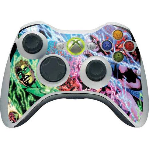 DC Comics Green Lantern Blackest Night Art work by Ivan Reis Xbox 360 Wireless Controller Skin