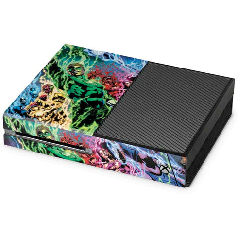 DC Comics Green Lantern Blackest Night Art work by Ivan Reis Xbox One Console Skin