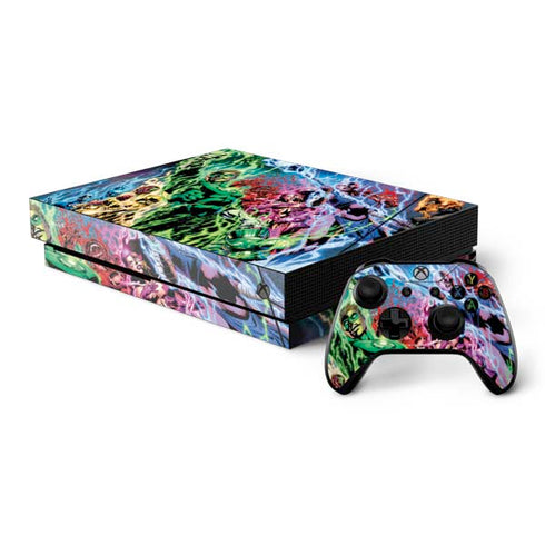 DC Comics Green Lantern Blackest Night Art work by Ivan Reis Xbox One X Bundle Skin