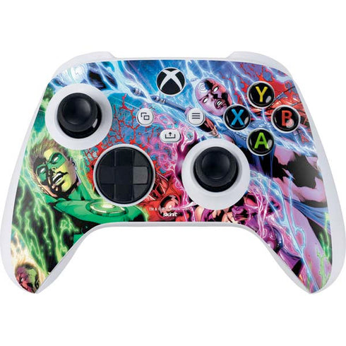 DC Comics Green Lantern Blackest Night Art work by Ivan Reis Xbox Series S Controller Skin