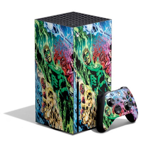 DC Comics Green Lantern Blackest Night Art work by Ivan Reis Xbox Series X Bundle Skin