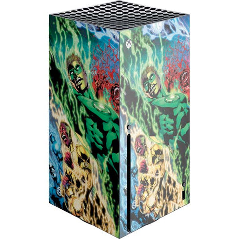 DC Comics Green Lantern Blackest Night Art work by Ivan Reis Xbox Series X Console Skin