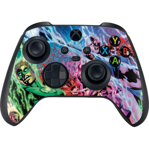 DC Comics Green Lantern Blackest Night Art work by Ivan Reis Xbox Series X Controller Skin