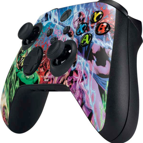 DC Comics Green Lantern Blackest Night Art work by Ivan Reis Xbox Series X Controller Skin