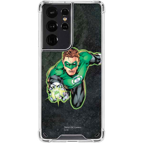 DC Comics Green Lantern Portrait Art by Jim Lee Galaxy S21 Ultra 5G Clear Case