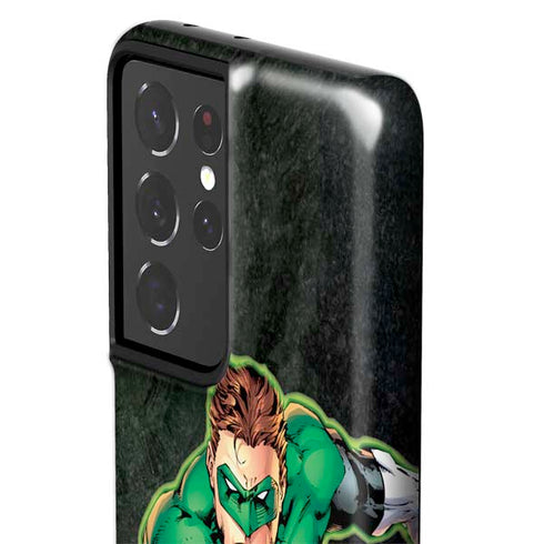 DC Comics Green Lantern Portrait Art by Jim Lee Galaxy S21 Ultra 5G Pro Case