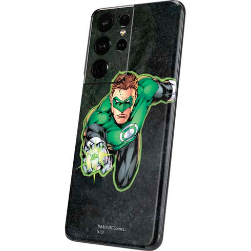 DC Comics Green Lantern Portrait Art by Jim Lee Galaxy S21 Ultra 5G Skin