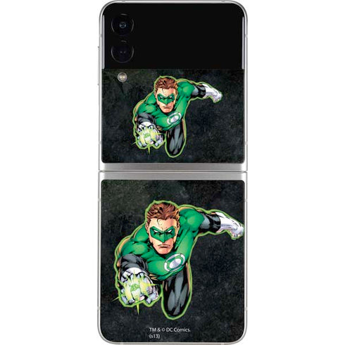 DC Comics Green Lantern Portrait Art by Jim Lee Galaxy Z Flip3 5G Skin