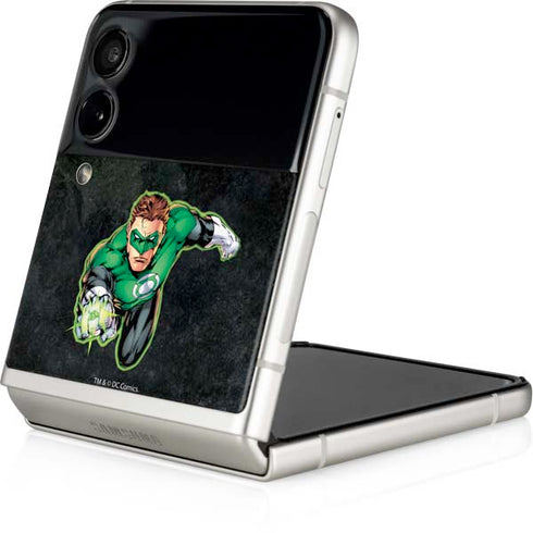 DC Comics Green Lantern Portrait Art by Jim Lee Galaxy Z Flip3 5G Skin