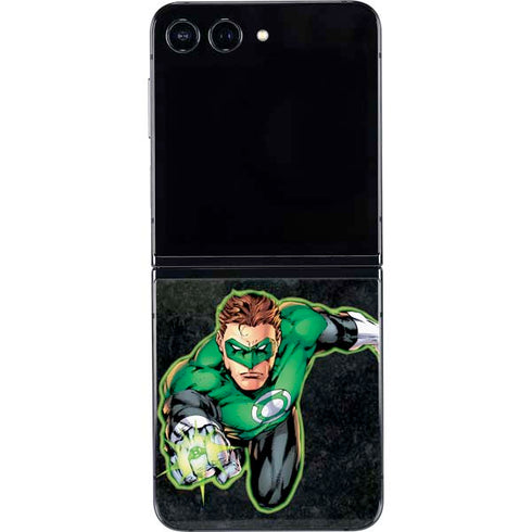 DC Comics Green Lantern Portrait Art by Jim Lee Galaxy Z Flip5 5G Skin