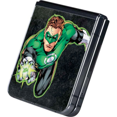 DC Comics Green Lantern Portrait Art by Jim Lee Galaxy Z Flip5 5G Skin