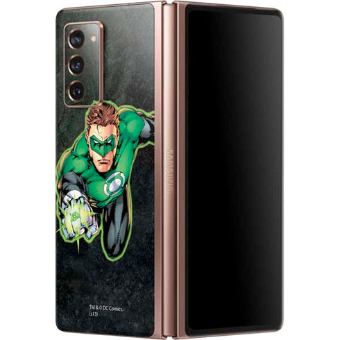 DC Comics Green Lantern Portrait Art by Jim Lee Galaxy Z Fold2 5G Skin