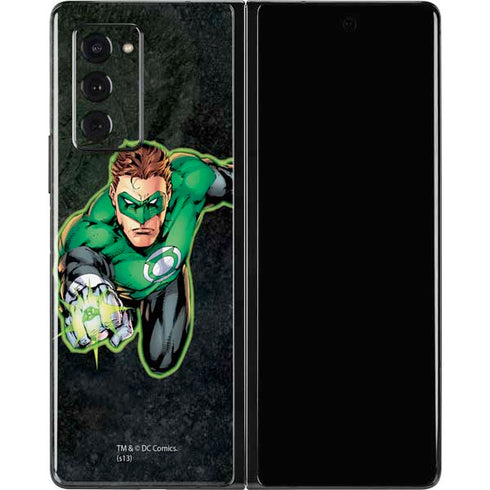 DC Comics Green Lantern Portrait Art by Jim Lee Galaxy Z Fold2 5G Skin
