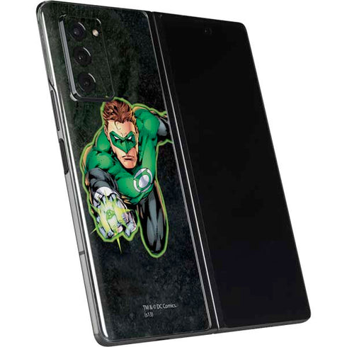 DC Comics Green Lantern Portrait Art by Jim Lee Galaxy Z Fold2 5G Skin