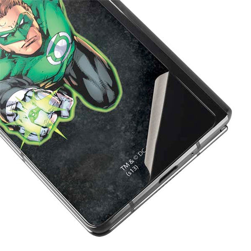DC Comics Green Lantern Portrait Art by Jim Lee Galaxy Z Fold2 5G Skin