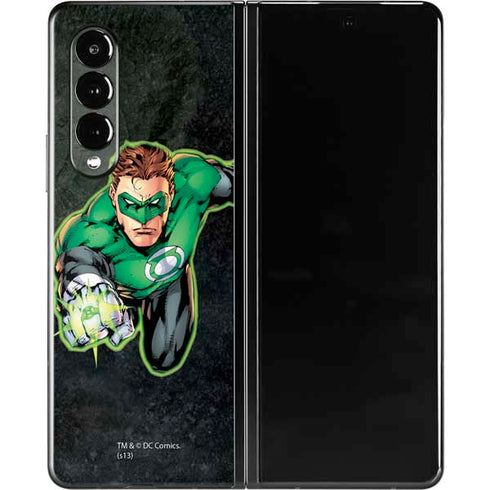 DC Comics Green Lantern Portrait Art by Jim Lee Galaxy Z Fold3 5G Skin