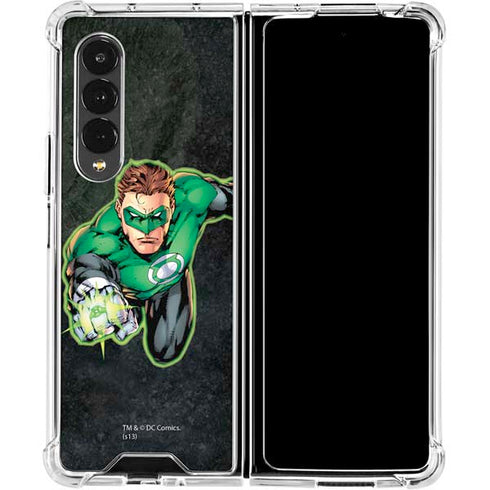 DC Comics Green Lantern Portrait Art by Jim Lee Galaxy Z Fold4 5G Clear Case
