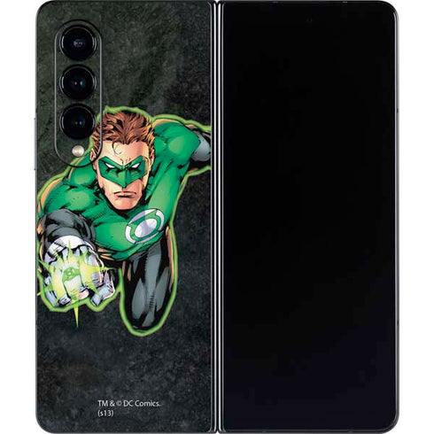 DC Comics Green Lantern Portrait Art by Jim Lee Galaxy Z Fold4 5G Skin