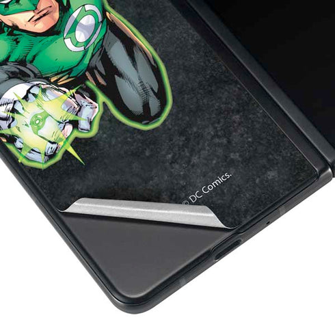 DC Comics Green Lantern Portrait Art by Jim Lee Galaxy Z Fold4 5G Skin