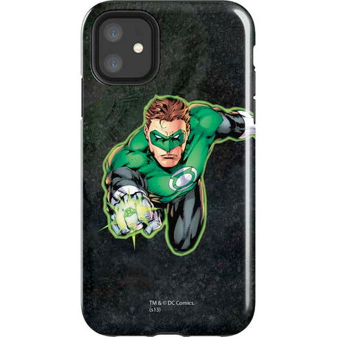 DC Comics Green Lantern Portrait Art by Jim Lee iPhone 11 Impact Case