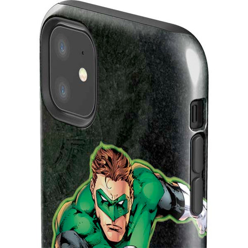 DC Comics Green Lantern Portrait Art by Jim Lee iPhone 11 Impact Case